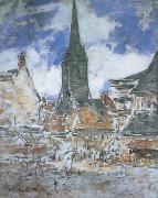 The Bell-Tower of Saint-Catherine at Honfleur Claude Monet